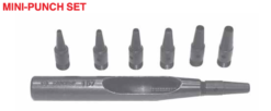 Alternative view of C.S. Osborne No. K-157 Mini Punch Set