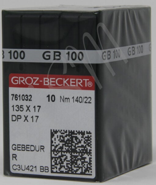 Groz-Beckert 135x17 GEBEDUR™ Coated Industrial Sewing Machine Needles (box of 100 needles)