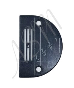 Regular Needle Plate w/Line Gauge 147150LG (Black)