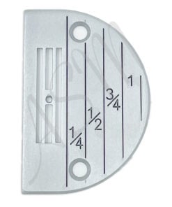 Regular Needle Plate w/Line Gauge 147150LG (Silver)