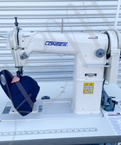 Consew 228R-11-1 post bed roller foot sewing machine
