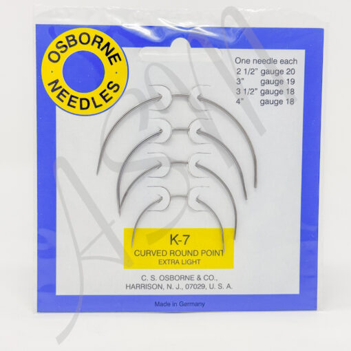 C.S. Osborne No. K-7 Extra Light Curved Needle Kit