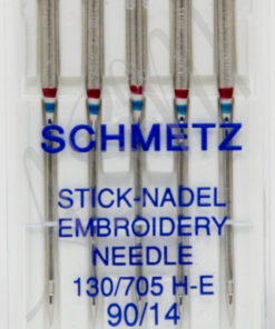Schmetz 130/705 H-E Embroidery Machine Needles (5pk)