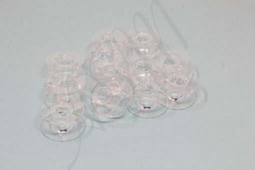 12 Pack Plastic Bobbins 2518P for Home Sewing Machine