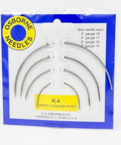 C.S. Osborne No. K-4 Diamond Point Curved Needle Pack